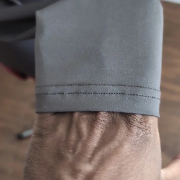 Sandra Angelozzi| Grey Cowl Neck Long Sleeve Stretch Blouse - Picture 7 of 14